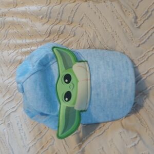 Star Wars Light Blue Hat with Green Character Mandalorian The Child Grogu